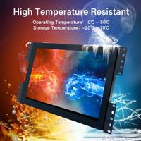 Moniteur à écran ouvert TOPWILLING/OEM, nouveau, 10,1 pouces, écran LCD 1280*800, tactile capacitif USB, boîtier métallique noir, pour les entreprises