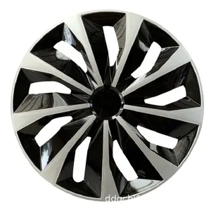 Nhựa hubcaps cho bán/17 giá rẻ aftermarket xe bánh xe bao gồm mũ Poly Túi CHROME/16 giảm giá thay thế bánh xe cup Đen