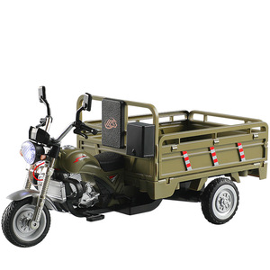 Modelo de Motocicleta de Tres Ruedas de Aleación Fundida a Presión con Sonido y Luz, Juguete para Niños, Venta al Por Mayor - Product Image 1