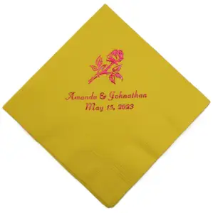 100 personalized beverage napkins graduation wedding baby shower birthday party