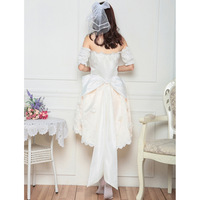 Costume d'anime japonais Lovelive Flower Mariage Wedding Dress Awakening Mayumi Cosplay Suit Lolita Maid Suit
