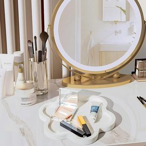 <span class=keywords><strong>Plateau</strong></span> en <span class=keywords><strong>marbre</strong></span> blanc de <span class=keywords><strong>style</strong></span> floral, <span class=keywords><strong>plateau</strong></span> de service moderne pour salle de bain - Product Image 3