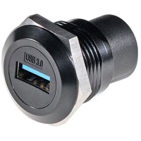 Módulo de Conector Tipo D, Interfaz de Red RJ45, Puerto USB 3.0, Base de Carga Tipo C para Montaje en Panel, Conector de Pasaje con Contactos de Latón