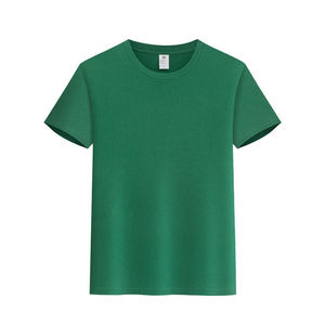 Heavyweight Cotton Short Sleeve T-Shirt Solid Color Custom Logo Printing For Corporate Work Uniforms Team Cultural Shirts - Product Image 4