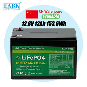 ไฟพลังงานแสงอาทิตย์พลังงานฉุกเฉินระบบรักษาความปลอดภัยอุปกรณ์พกพา12.8V 12Ah ebak Lifepo4แบตเตอรี่3000 + อายุการใช้งานยาวนาน - Product Image 1