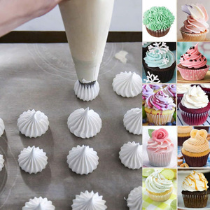 304 Seamless Extra Large Piping Nozzle, Korean Style Round Tip for Cake Melts, <b>Cookies</b>, and Cream Baking <b>Tools</b> - Product Image 4