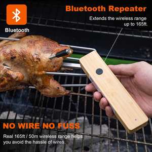 Termómetro de Carne Inteligente Bluetooth de Largo Alcance, Termómetro Digital Inalámbrico para Cocina y Barbacoa - Product Image 3