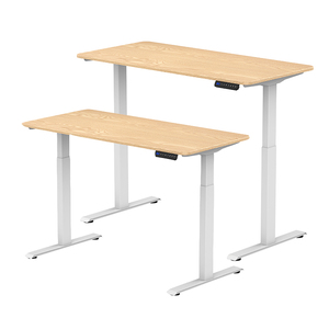 All'ingrosso tavolo elettrico da ufficio elevante di larghezza regolabile in altezza per stare in piedi alzando il telaio di Base della scrivania bianca - Product Image 4