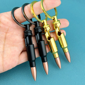 Logo personnalisé Bar Tool Gold .<span class=keywords><strong>308</strong></span> Cal Bullet Shape Décapsuleur Bière Soda Porte-clés Porte-clés - Product Image 1