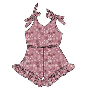 Tute Estive Premium per Bambine Senza Maniche con Design Plissettato e in Pizzo, Vendita all'Ingrosso - Product Image 5