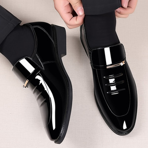 Scarpe Oxford da Uomo per Autunno/Inverno, Punta Affusolata, Slip-On, Formali, in Pelle, Traspiranti, Leggere, per Ufficio - Product Image 4