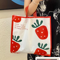 Bolsa de Compras de Plástico LDPE con Asa de Lazo Suave, Reutilizable, Reciclable, Ecológica, Personalizada, al por Mayor, OEM