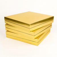 Boîtes cadeaux de luxe en carton blanc à 16 compartiments avec séparateurs 4x4, emballage coloré fait main pour chocolats de Noël et la Saint-Valentin