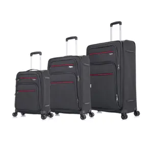 Groothandel Trolley Case Sets Met 1200D Stof Nylon Zachte Goedkope Waterdichte Zachte Trolley Reizigers Bagage Sets Koffer