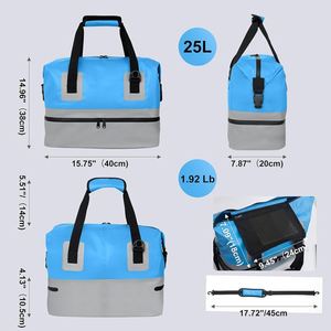 Sac <span class=keywords><strong>de</strong></span> sport imperméable à 2 couches avec logo personnalisé, prix <span class=keywords><strong>de</strong></span> gros usine, idéal pour le volley-ball <span class=keywords><strong>de</strong></span> plage, pour transporter balles et bouteilles d'eau - Product Image 6