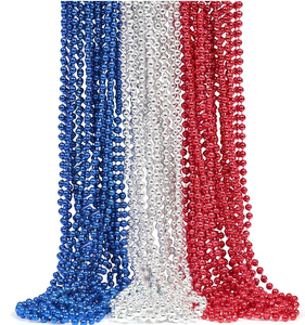 خرز ماردي غرا للرمي، قلائد وإكسسوارات بالجملة، أزياء للعروض، زينة للحفلات، مستلزمات للمناسبات - Product Image 3