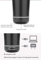 Gobelet Intelligent Bluetooth en Acier Inoxydable 30oz 40oz avec Enceinte Bluetooth, Portable, pour Musique, avec Paille et Couvercle