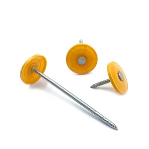 Clous à tête plastique zingués à tête parapluie avec anneau de fixation, type populaire sur le marché d'Asie du Sud-Est - Product Image 3
