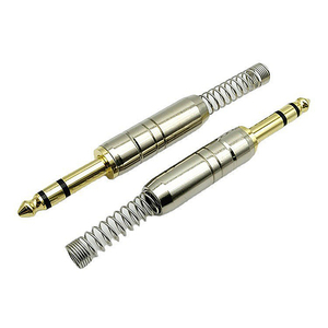 Alta qualità <span class=keywords><strong>Stereo</strong></span> microfono cavo chitarra connettore Trs 6.3mm 6.25mm 6.35mm <span class=keywords><strong>Stereo</strong></span> 1/4 ''prese <span class=keywords><strong>Jack</strong></span> all'ingrosso - Product Image 2