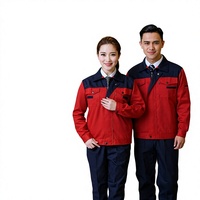 Vêtements de travail personnalisés à manches longues pour hommes, printemps-automne, résistants à la saleté et à l'usure, uniformes d'usine, impression de logo
