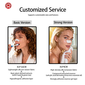 Plester Hidung Kolagen Organik Penghilang Komedo untuk Wanita/Pria, Lembaran Kapas, Penghilang Praktis - Product Image 3