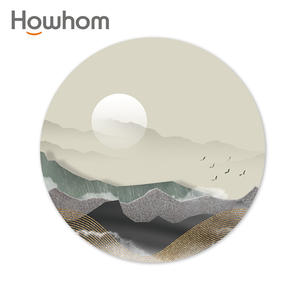 Posavasos Redondo de Diatomita Howhom, Diseño Oriental, Absorbente y Duradero para Comedor - Product Image 5