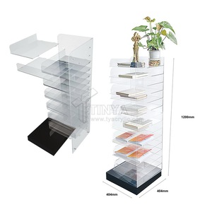 Espositore Autoportante Multi-Livello in Acrilico per Brochure, Libri, Riviste, Stand Espositivi per Negozi al Dettaglio, Scaffale di Stoccaggio in PMMA - Product Image 2