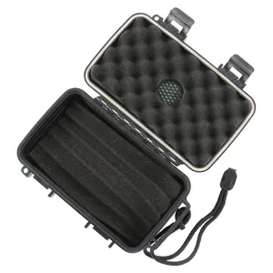 Transparent Cover Plastic Hard Carrying Case With Strap For Cigar/Whistle/Weights