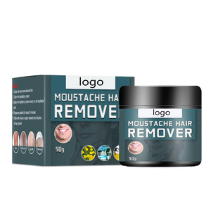 Crème dépilatoire pour hommes, permanente, chimique, 50g, corps, visage, rasage indolore, épilation - Product Image 6