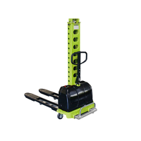 Gerbeur Électrique Portable 300kg 500kg 700kg 1000kg, Hauteur de Levage Entièrement Électrique, Gerbeur à Palettes Auto-élévateur