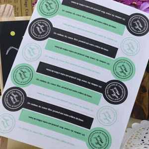 Cina vendita diretta in fabbrica barattolo di bottiglia personalizzato adesivo per stampa di etichette in plastica per sigillo di bottiglia con coperchio in barattolo di vetro impermeabile - Product Image 2