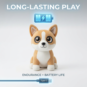 Jouet en peluche électrique interactif intelligent en polyester Cuteyeah AI Corgi pour la matinée et la routine des garderies, vente en gros en vrac - Product Image 3