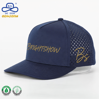 Klassieke Frame Cap 5 Panelen Gebogen Rand Baseball Caps Ademend Snap Back Ontwerp Verstelbare Golf Caps Voor Zomersport