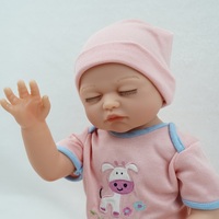 Venta caliente ponderado encantador de peluche 18 pulgadas renacer muñecas del bebé de silicona suave juguete para 3 Plus año de edad los niños que parecen reales