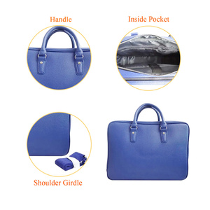 Porte-documents <span class=keywords><strong>en</strong></span> <span class=keywords><strong>cuir</strong></span> PU pour <span class=keywords><strong>homme</strong></span>, grande capacité, sac à main, sacs de conférence d'affaires, transport d'ordinateurs - Product Image 2