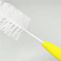 Brosses de nettoyage à long manche en plastique pour la maison Brosse pour biberon et tasse de lait pour bébé Brosse éponge pour usage quotidien