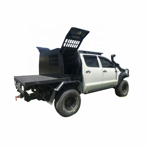 Alu-Transportbox für Hunde mit Ladeflächenabdeckung für Pickup-Trucks - Product Image 1