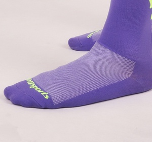 Calcetines Deportivos de Compresión Jacquard al por Mayor, Calcetines Atléticos con Logotipo Personalizado en la Parte Inferior, para Ciclismo, Running, Fútbol - Product Image 2
