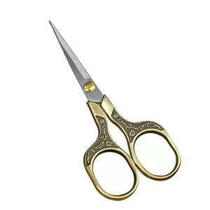 Tesoura Vintage de Precisão com Borda Lisa, Cabo de Liga de Zinco, Tesoura Mini Retro de Grau Industrial para Bordado em Aço Inoxidável - Product Image 5