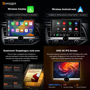 Ewaygps Universal Android Estéreo 2K Pantalla IPS 11,5 "Amplificador DSP incorporado Carplay Android Auto DSP DTS Reproductor multimedia para coche - Product Image 6