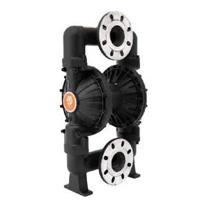 GODO QBY3-100L Aluminium Diaphragm Pump With Flange Connection China Manufacturer's Product For Water Sewage Motor Power Supply