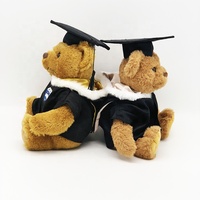Belles cadeaux promotionnels personnalisés étudiants du Collège uniforme ours en peluche remise des diplômes