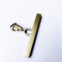 Serrure tournante en alliage de 94mm boucle de verrouillage à barre longue rotative sac de bricolage serrure à fiche tournante à barre droite