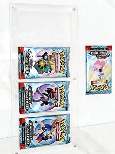 แผ่นการ์ดอะคริลิคเกรดการแสดงผลแพ็คบูสเตอร์4ชิ้นสำหรับการ์ดเกรด pkmn Yugioh กีฬา TCG - Product Image 2
