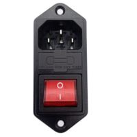 CUL TUV CCC & KC Module d'entrée d'alimentation certifié EN60320 C14 + porte-fusible + interrupteur DPST 10A 250V AC pour l'électronique médicale New Energy
