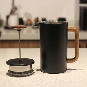 Double-Wall 304 Grade Stainless Steel Coffee Press with 2 Extra Screens - Product Image 5