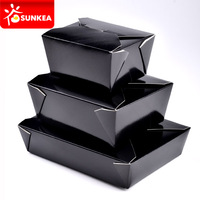 Takeaway Verpakking Pe Gecoat Food Grade Nemen Weg Papier Voedsel Doos