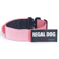 Collar de Perro de Nailon de Diseño Minimalista Personalizado con Cintas, Acolchado de Neopreno Suave, Hebilla Metálica de Liberación Rápida, Ajustable