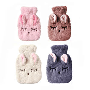 Bouillotte portable réutilisable pour soulager la douleur, bouillotte à eau chaude, Bolsas De Agua Caliente, mini bouillotte à eau chaude avec housse - Product Image 1