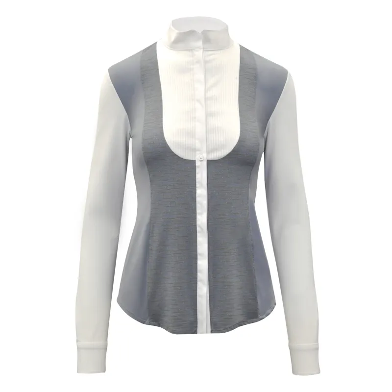Summer Equestrian Shirt Breathable Fabric Horse Riding Shirt Women Long Sleeve Base Layer Equestrian Competition Shirt